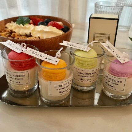 Fruit Shape Glass Jar Soy Scented Candles