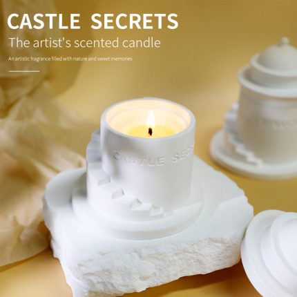 Gypsum Castle secret, aromatherapy candle advanced sense, candle gift box, soy candle