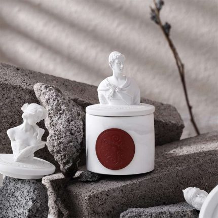 Greek Statue Aromatherapy Candle， Sleep Aid Fragrance， Niche High-End Gift Ornament， Handmade Plaster Cup Decoration